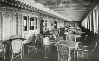 Café Parisien sul RMS Titanic, 4 gennaio 1912 da English Photographer